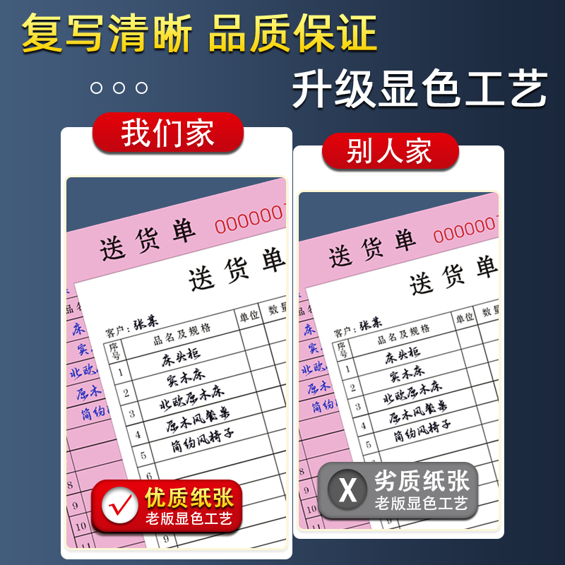 入库单三联销货清单原材料出库单据车间产成品出入库单收料登记表 - 图2