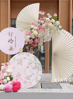 婚庆长瓦楞纸婚礼现场定制