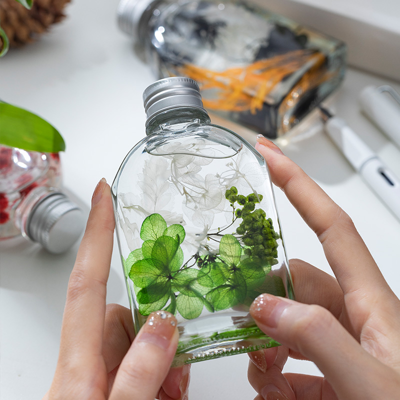 浮游花瓶满天星植物标本送女友永生花干花礼盒生日情人七夕节礼物-图1