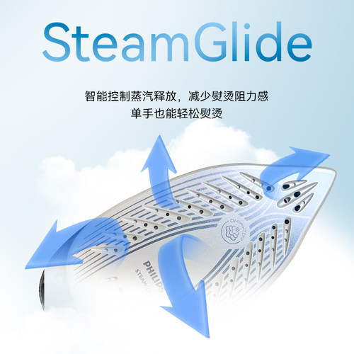 飞利浦电熨斗GC7846家用智能温控电烫斗蒸汽手持大功率DST8041 - 图2
