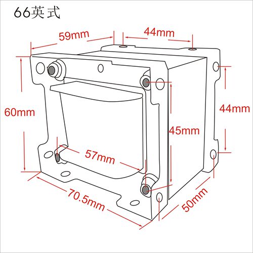 10W 3.5k 5k单端输出牛 EL84/6V6/2A3胆机输出变压器专业定做-图0