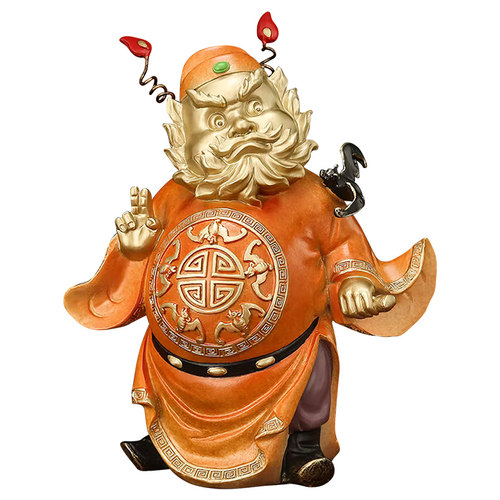 《钟馗赐福》全铜天师钟馗摆件客厅家居招财乔迁新居装饰工艺礼品 - 图0
