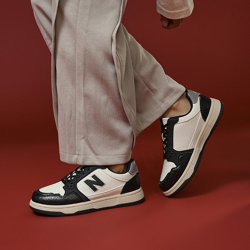 新百伦2026秋冬时尚百搭运动休闲小白鞋舒适情侣平底轻便耐磨板鞋,淘宝优惠券,粉丝福利购,淘宝优惠卷