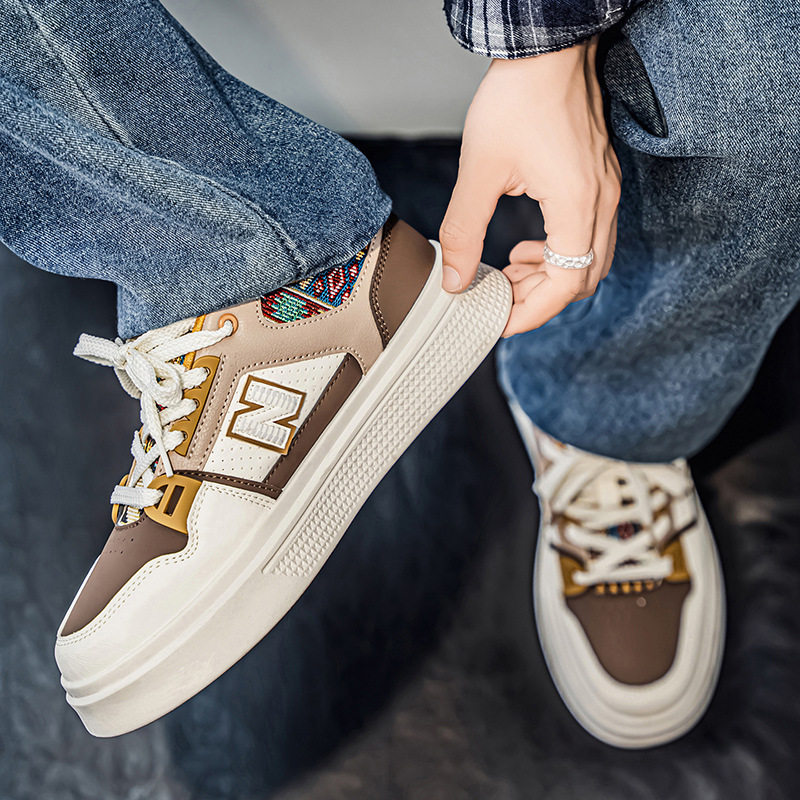 2025秋季男鞋新款春秋新百伦酷跑透气小白鞋小众ins休闲运动板鞋,淘宝优惠券,粉丝福利购,淘宝优惠卷