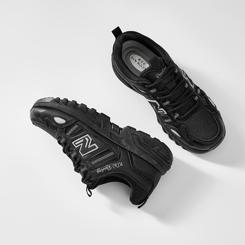 新百伦2026新款轻便休闲男鞋情侣款厚底增高舒适耐磨运动登山鞋,淘宝优惠券,粉丝福利购,淘宝优惠卷