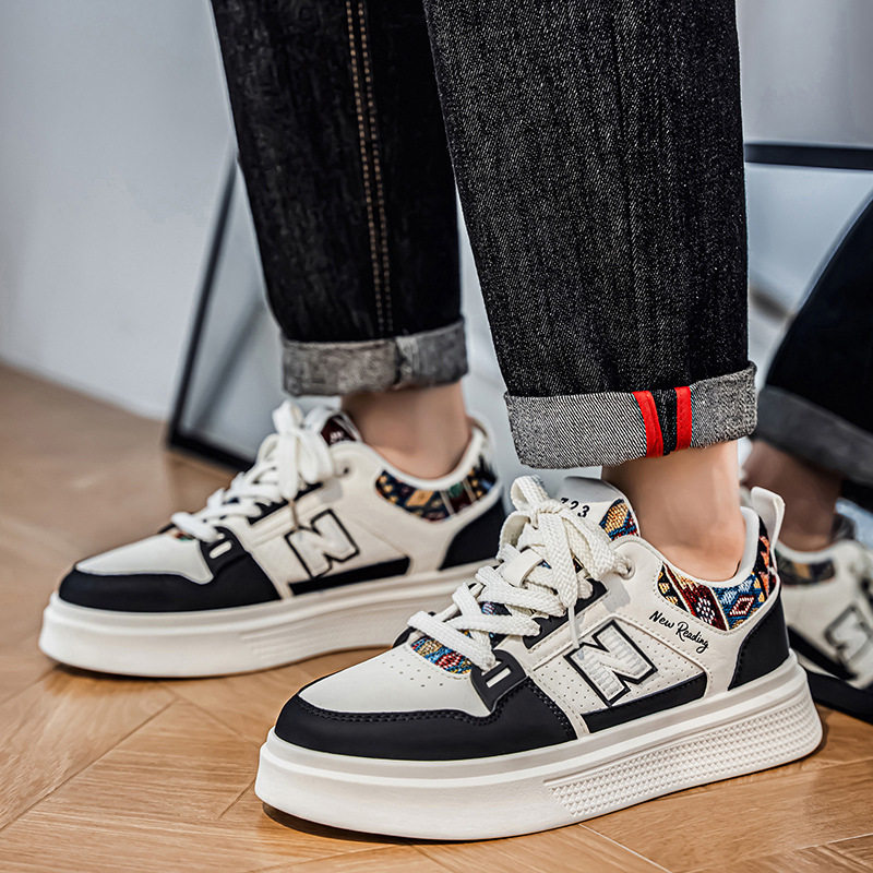 2025秋季男鞋新款春秋新百伦酷跑透气小白鞋小众ins休闲运动板鞋,淘宝优惠券,粉丝福利购,淘宝优惠卷