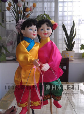 杖头木偶娃娃推荐司马光砸缸表演幼儿园启蒙傀儡人偶关节可动玩具