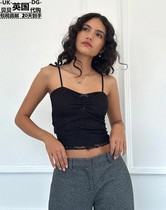 Motel Rocks womens clothing UK direct mail UO new products Hali black lace harness vest