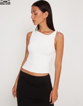 Motel Rocks womens clothing British direct mail UOHAGNE asymmetrical pleats for short vests