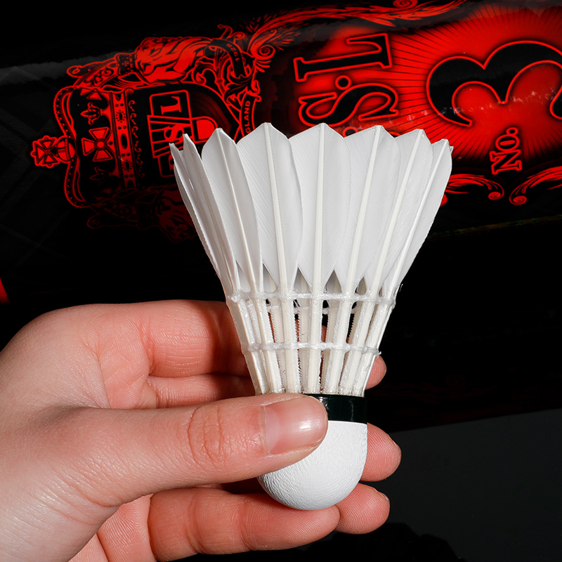 正品RSL亚狮龙3号羽毛球耐打飞行稳定全圆羽毛12只装训练比赛用球 - 图2