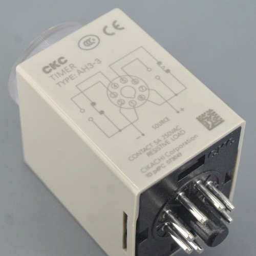 CKC 松菱 时间继电器 AH3-3 AH3-2  定时器 - 图1