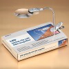 Desktop magnifying glass with clip 20x reading clock repair engraving and sealing LED light hose magnifying glass free shipping