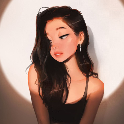 女生画集笔刷Procreate插画稿手绘PS人物女孩头像CSP临摹素材ipad - 图0