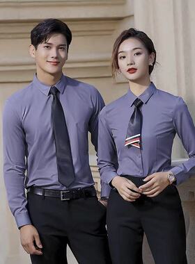 男女工作制服领带正装上班