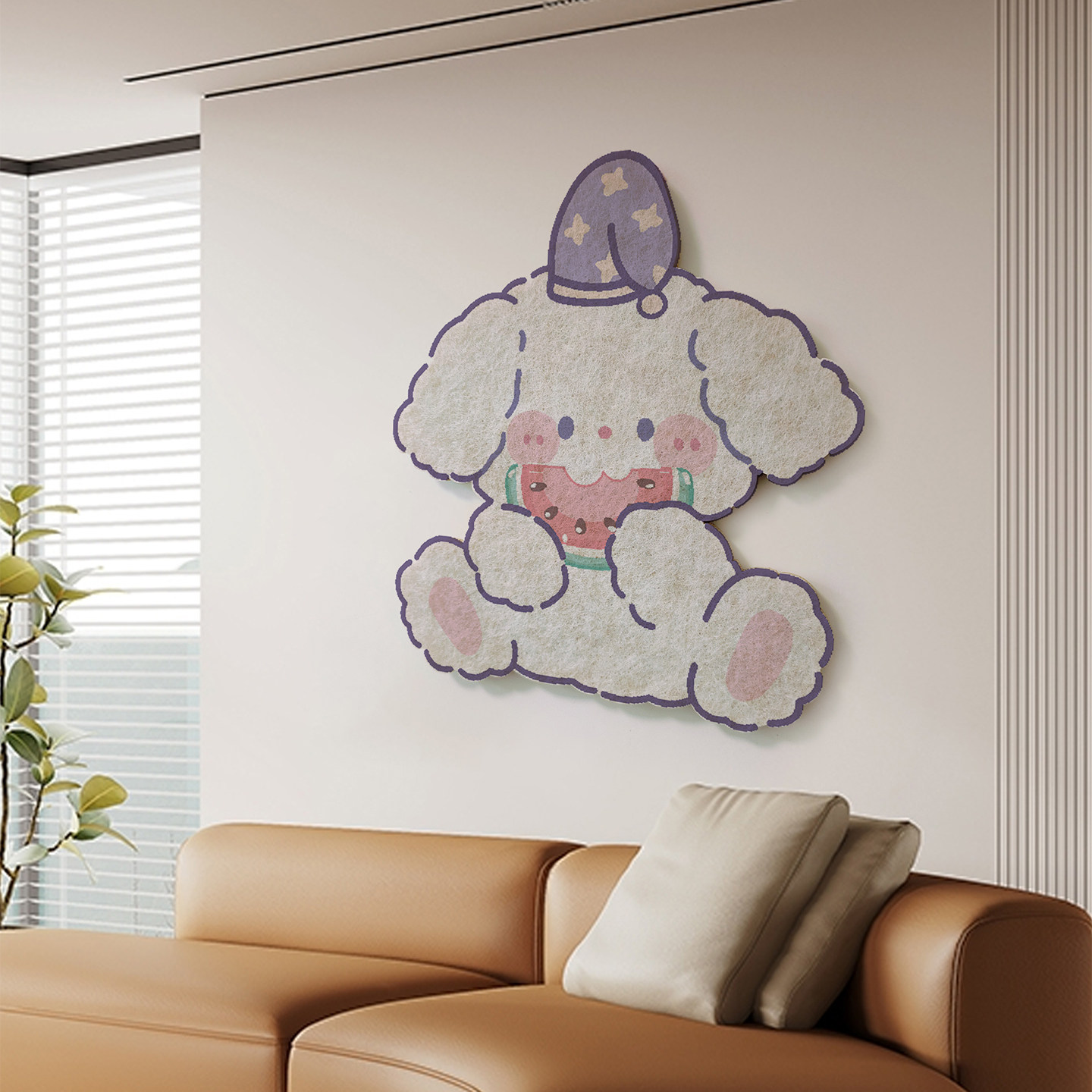 儿童房毛毡墙贴卡通照片墙展示板小狗墙面装饰荣誉墙拍立得留言板,淘宝优惠券,粉丝福利购,淘宝优惠卷