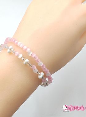 双层双圈叠戴可爱女孩学生礼品