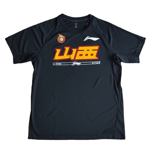 李宁CBA系列23-24赛季山西队投篮T恤短袖速干透气篮球投篮训练服 - 图3