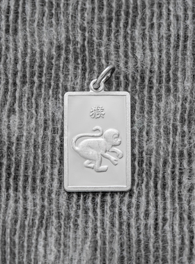 生肖项坠925纯银男女大人小孩