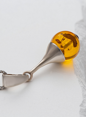 复古玫瑰花朵纯银精致小巧风吊坠