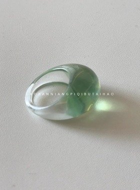 小众设计时尚简约复古森系戒指