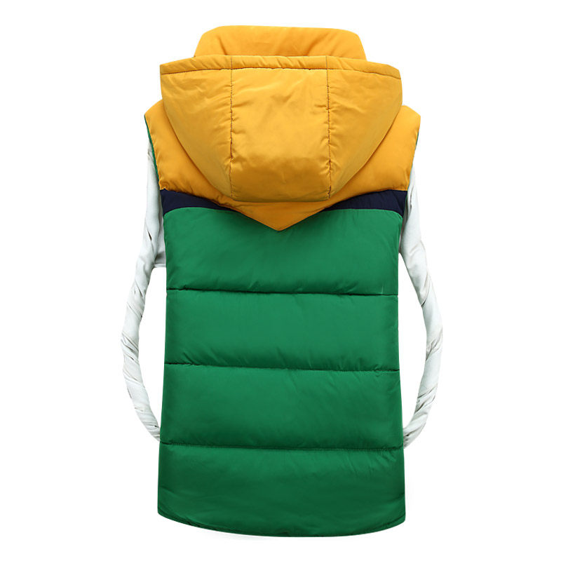 情侣撞色羽绒服马甲背心纸样1:1实物裁剪版 男女同款棉衣纸样版型,淘宝优惠券,粉丝福利购,淘宝优惠卷