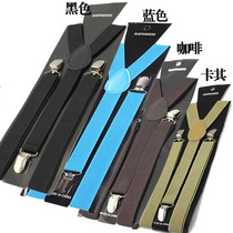 Childrens belt male and female child braces clip students perform black braces hanging pants clip baby braces clip children accessories