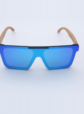 外单跨境古怪男女木架太阳镜遮阳镜时尚造型电镀色无边框大框墨镜