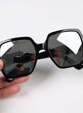 欧单女子夏季超大框大框墨镜高质感3类遮阳镜防晒太阳镜偏光镜