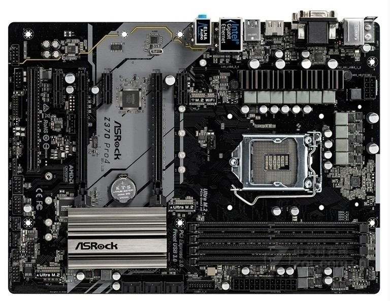 ASROCK/华擎科技Z370M PRO4 Z370M DS3H Z370-P主板 M.2 保一年 - 图0