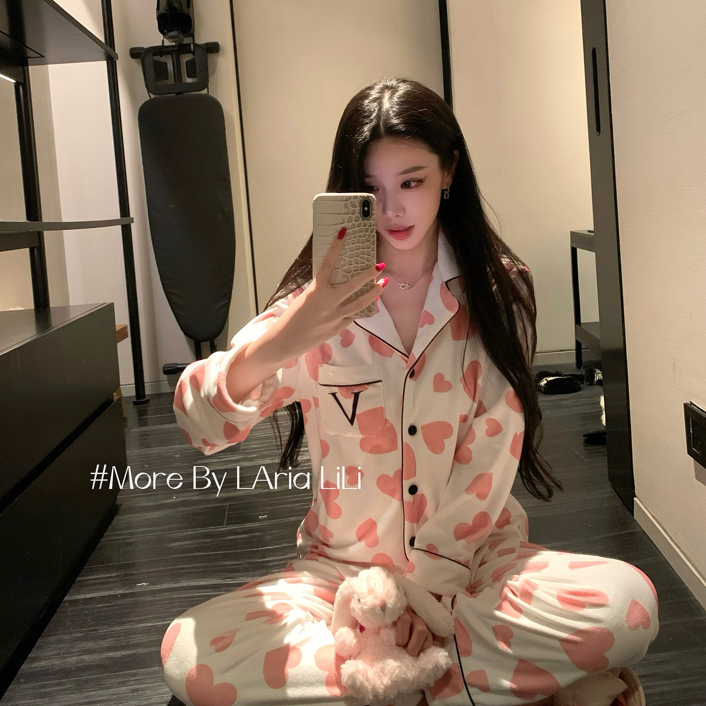 LAriaV家爱心睡衣女2025新款海岛绒秋冬款加绒冬季高级加厚家居服,淘宝优惠券,粉丝福利购,淘宝优惠卷