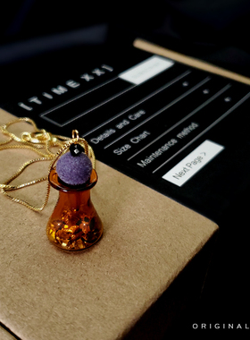 timexx独立设计小众炼金术瓶项链