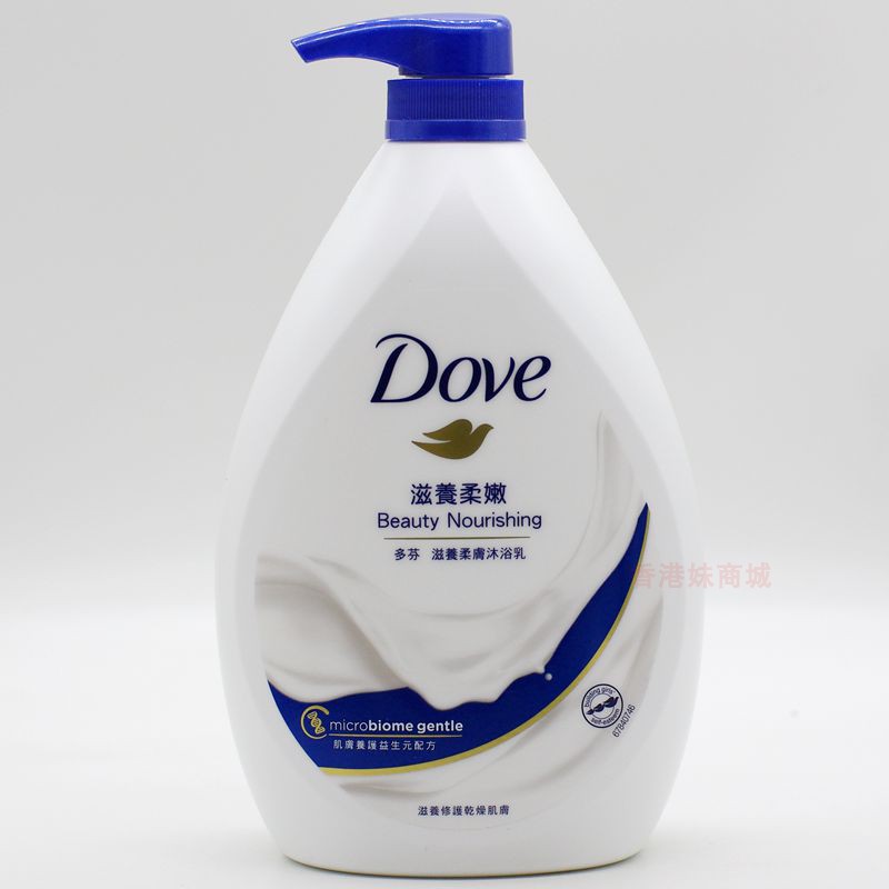 港版多芬沐浴露乳dove牛奶沐浴乳深层滋养柔肤保湿滋润1000ML - 图0