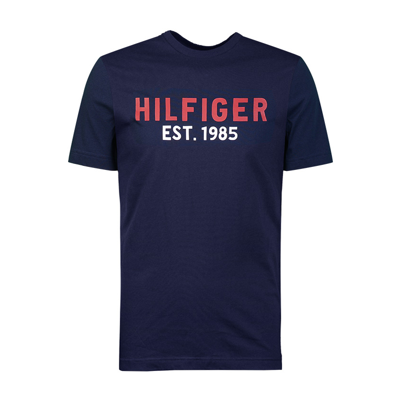 Tommy Hilfiger汤米男t恤夏新款短袖休闲圆领半袖打底衫男装上衣 - 图1