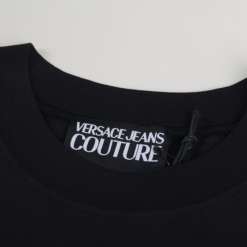 断码Versace jeans范思哲长袖t恤男春季新款潮牌打底上衣国内现货