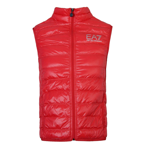 EmporioArmani阿玛尼EA7男士羽绒服马甲秋冬新款轻薄无袖外套男装 - 图3