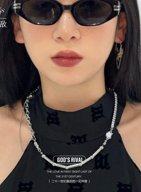 神的ABG甜辣风锆石酷女孩项链