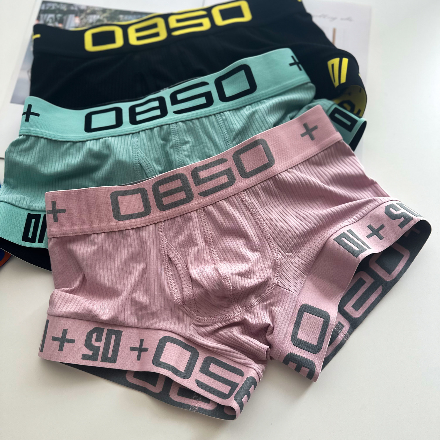 男平四角内裤男士超薄螺纹棉小性感平角裤莫代尔质感短裤学生裤衩,淘宝优惠券,粉丝福利购,淘宝优惠卷