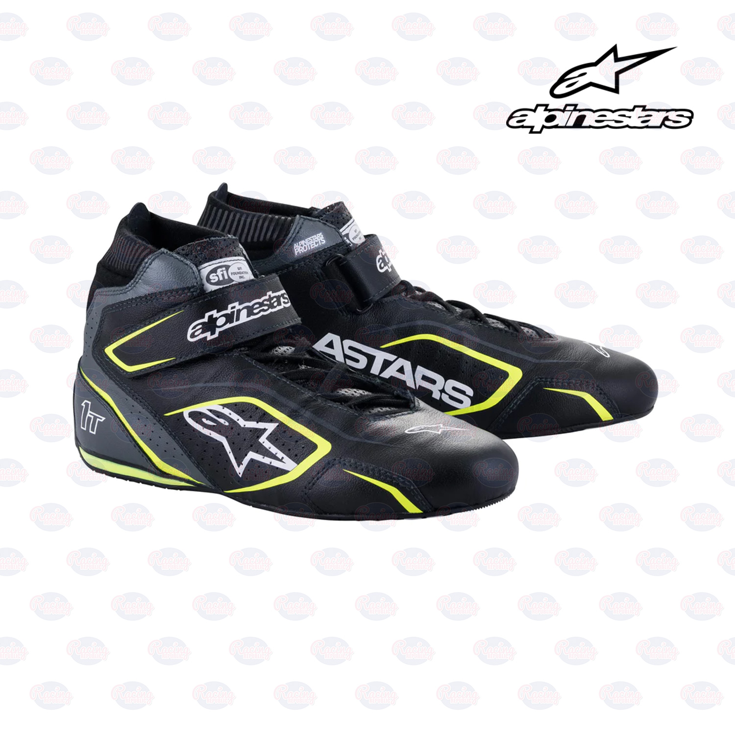 ALPINESTARS 1T FIA认证防火赛车鞋 方程式 卡丁车 房车GT3 F4 F3 - 图0