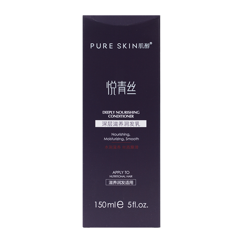 改善pureskin肌醇悦青丝嘉韵纯植物乌黑发身深层滋养润发乳正品 - 图1