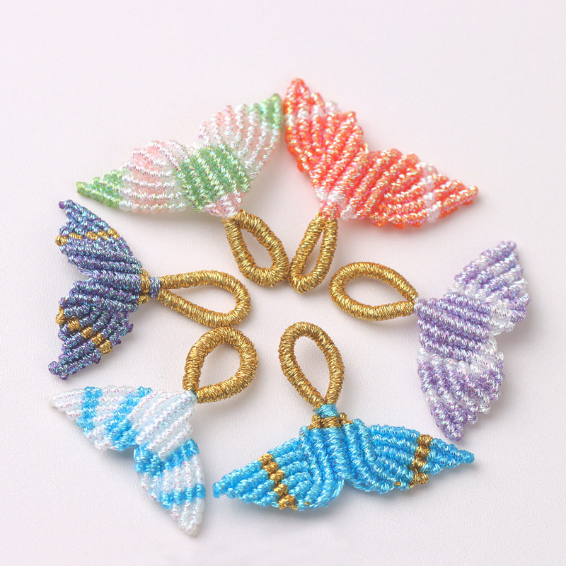 炫彩鱼尾吊坠手工编织绣球饭团小滴溜装饰手链绳配件diy饰品挂件,淘宝优惠券,粉丝福利购,淘宝优惠卷