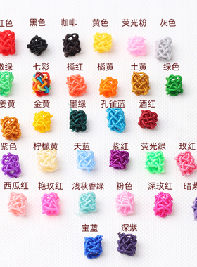 DIYdiy直筒菠萝帽项链绳中国结