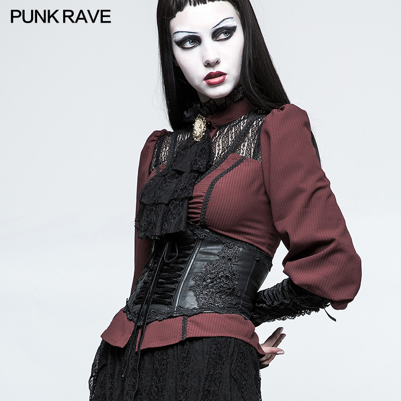 *PUNK RAVE蒸汽朋克束腰维多利亚时代服装哥特式洛丽塔腰封-图0