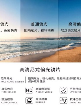 （实体店货源）高清尼龙偏光太阳镜男驾驶变色墨镜钓鱼日夜两用