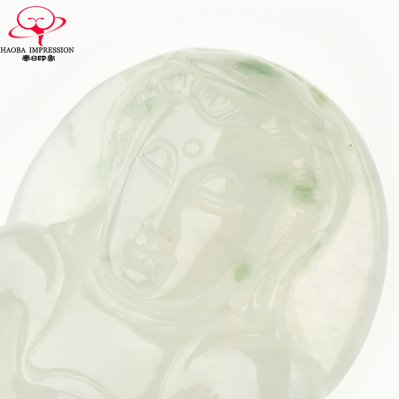 豪8印象x994天然翡翠观音a货吊坠 豪8印象颈饰