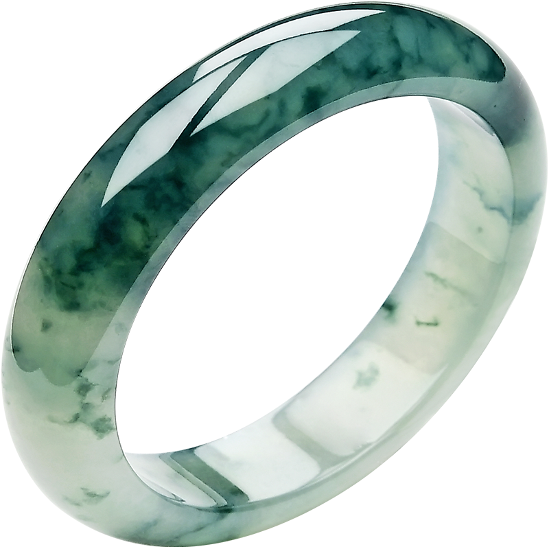 豪8印象f664玉镯女款冰种翡翠手镯 豪8印象手饰