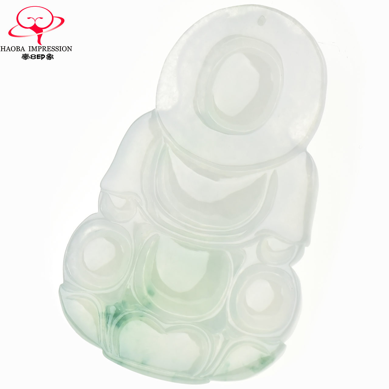 豪8印象x954天然翡翠观音冰种吊坠 豪8印象颈饰