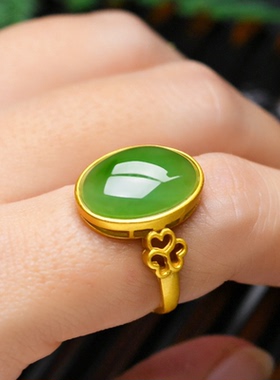 豪8印象k238新品碧玉冰种戒指