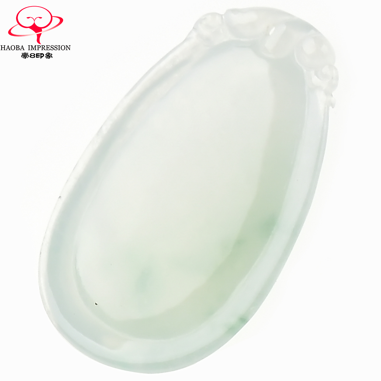 豪8印象x857天然翡翠福瓜 a货吊坠 豪8印象颈饰