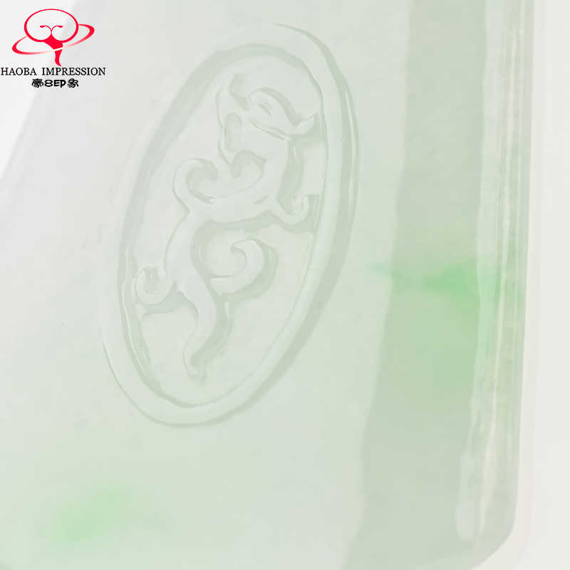 豪8印象x405天然翡翠螭龙牌吊坠 豪8印象颈饰