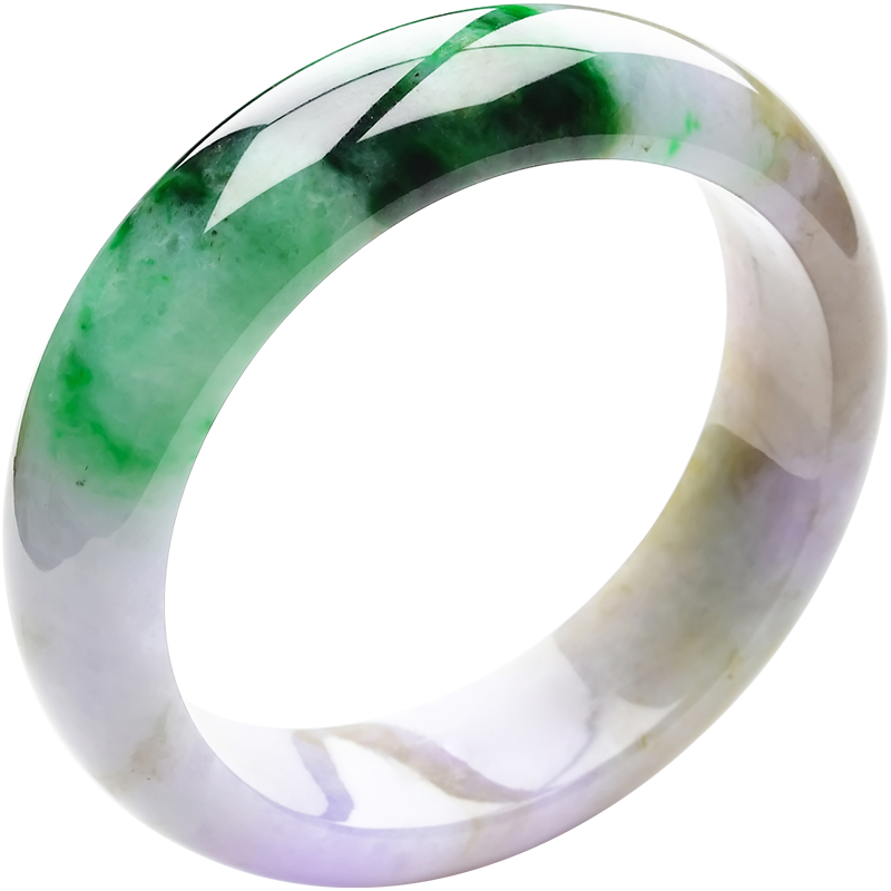 豪8印象m1928天然翡翠阳绿手镯 豪8印象手饰